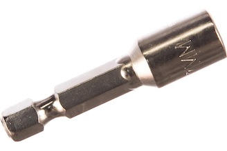 Биты магнитные Мастер (2 шт; 7x45 мм; E 1/4") с торцовой головкой Зубр 26392-07-02