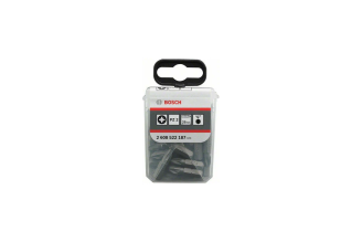 Биты Bosch PZ2 25 мм, 25 шт., 2608522187