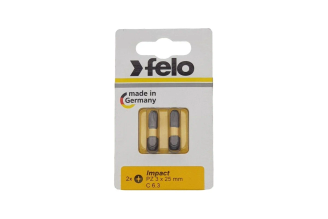 Бита ударная Felo Impact PZ3 25 мм, 2 шт 02103241