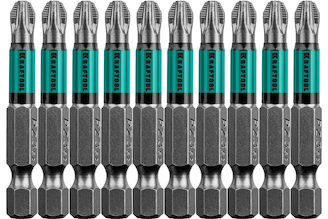 Кованые биты KRAFTOOL Optimum Line PZ3, 50 мм, 10 шт, S2 26124-3-50-10