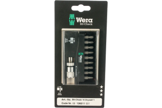 Набор бит с битодержателем WERA PH2 9 шт WE-136011