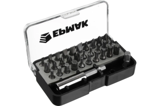 Набор отвертка-адаптер с битами, АБС пластик, сталь, 32 предмета ЕРМАК 651-202