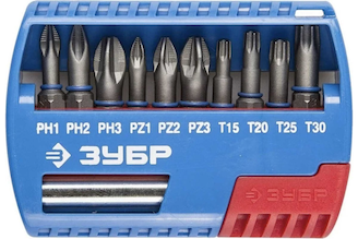Набор бит ЭКСПЕРТ 11 предметов Зубр 26051-H11