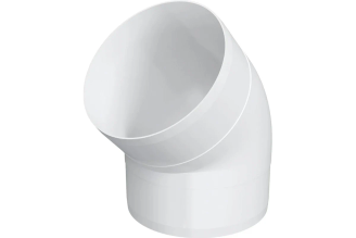 Колено вентиляционное круглое, 45 градусов, 125 мм РемоКолор 52-8-204
