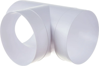 Тройник вентиляционный 125 мм для круглых воздуховодов РемоКолор 52-8-201