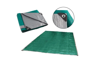 Хозяйственный универсальный тент Ecos T-6х8, размер 6х8 м, плотность 100г/м2, 999154