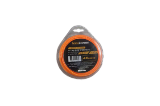 Леска для триммера Hanskonner HK3535-2.4-SS-15, 2.4 мм, 15 м, витой квадрат