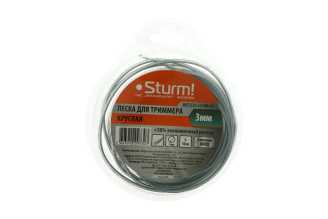 Леска для триммера Sturm BGT3535-3.0-0М-10, 3 мм, 10 м, круг
