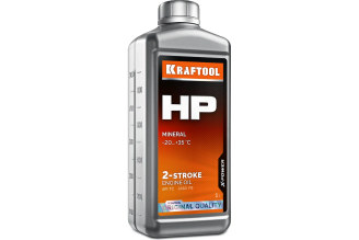 Минеральное масло KRAFTOOL HP для 2-тактных двигателей 1 л 41500-1
