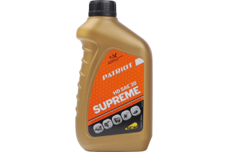 Масло SUPREME HD SAE 30 4Т (0.946 л) для 4-х тактных двигателей PATRIOT 850030598