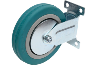 Аппаратное колесо 125 мм, площадка, неповоротное, подшипник скольжения FCg 54 TOR 1039553