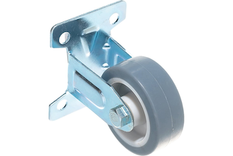 Колесо неповоротное (50 мм; г/п 40 кг; термопластичная резина/полипропилен) ЗУБР 30946-50-F