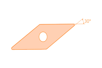 Токарные пластины VereHorn VCGX110302-LH YD101 38752, 10 шт.
