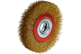 Щетка-крацовка круглая, диаметр 100 мм, посад. диаметр 20/16/13 мм РемоКолор 45-2-610