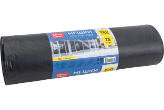 Мешки для мусора OfficeClean 220 л 88х130 см 30 мкм 25 шт 243963