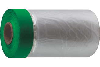 Укрывная пленка с пвх-лентой, 55 см х 25 м, статически заряжена, 7 мкр. MASTER COLOR 30-7122