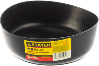 Чашка для гипса STAYER MASTER низкая 140х48 мм 0608-2