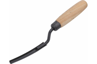 Расшивка для швов РОС 10 мм, вогнутая, деревянная ручка, каленая 05931