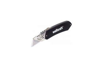 Строительный нож WOLFCRAFT с трапециевидным лезвием 4124000