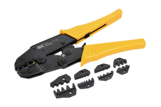 Набор клещи обжимные IEK ARMA2L 3 КО-01 + 4 сменная матрица A2L3-NK11-05-01