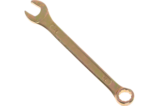 Ключ рожково-накидной ЕРМАК 13мм, желтый цинк 736-052