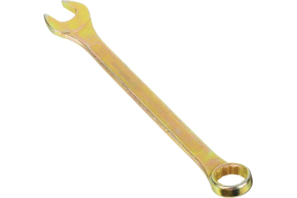 Рожково-накидной ключ ЕРМАК 17мм, желтый цинк 736-063