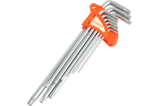 Набор экстрадлинных ключей Patriot SKT-9EL Torx T10-T50, 9 шт 350002005