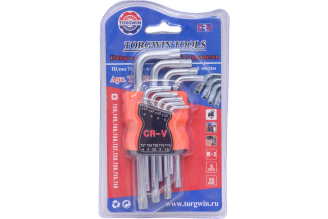 Набор ключей TORGWIN Torx T10–T50 9 предметов CrV T324208