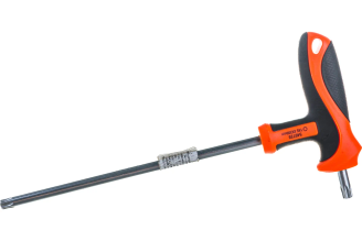 Имбусовый ключ HARDEN CRV, с Т-образной рукоятью, T45, 8X200 мм 540728