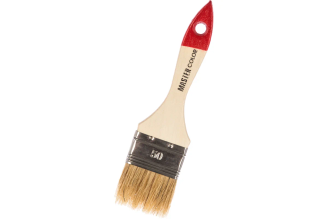 Флейцевая кисть, натуральная щетина, 55% топс, лакированная ручка, ширина 50мм МASTER COLOR 30-0013