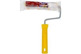 Мини-валик РемоКолор малярный с рукояткой Гирпан , ось 6мм, D15мм, 150мм, 06-4-522