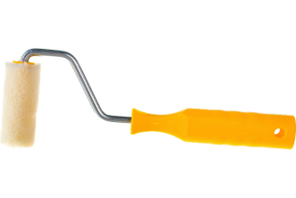 Мини-валик РемоКолор малярный с рукояткой Велюр, ось 6мм, D15мм, 55мм, 06-4-910