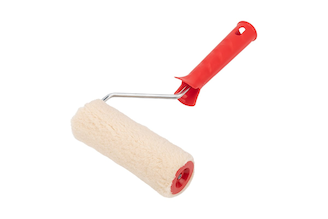 Валик REXANT натуральный бесшовный мех, ворс 12мм, ширина ролика 140мм, диам. 42мм, бюгель 6мм 89-0034