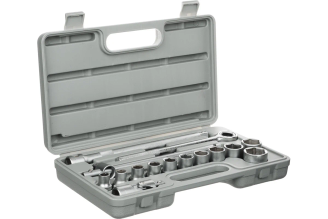 Набор головок ЕРМАК 16 предметов 10-27 мм с карданным шарниром 1/2 736-498