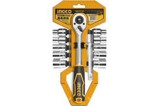 Набор головок INGCO INDUSTRIAL 1/2 дюйма с трещоткой 12 шт HKTS12122