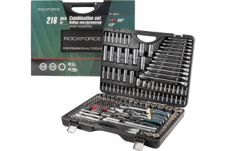 Набор инструментов Rockforce RF-38841(47698) 1/2", 1/4", 3/8", 216 предметов, арт. 15996402