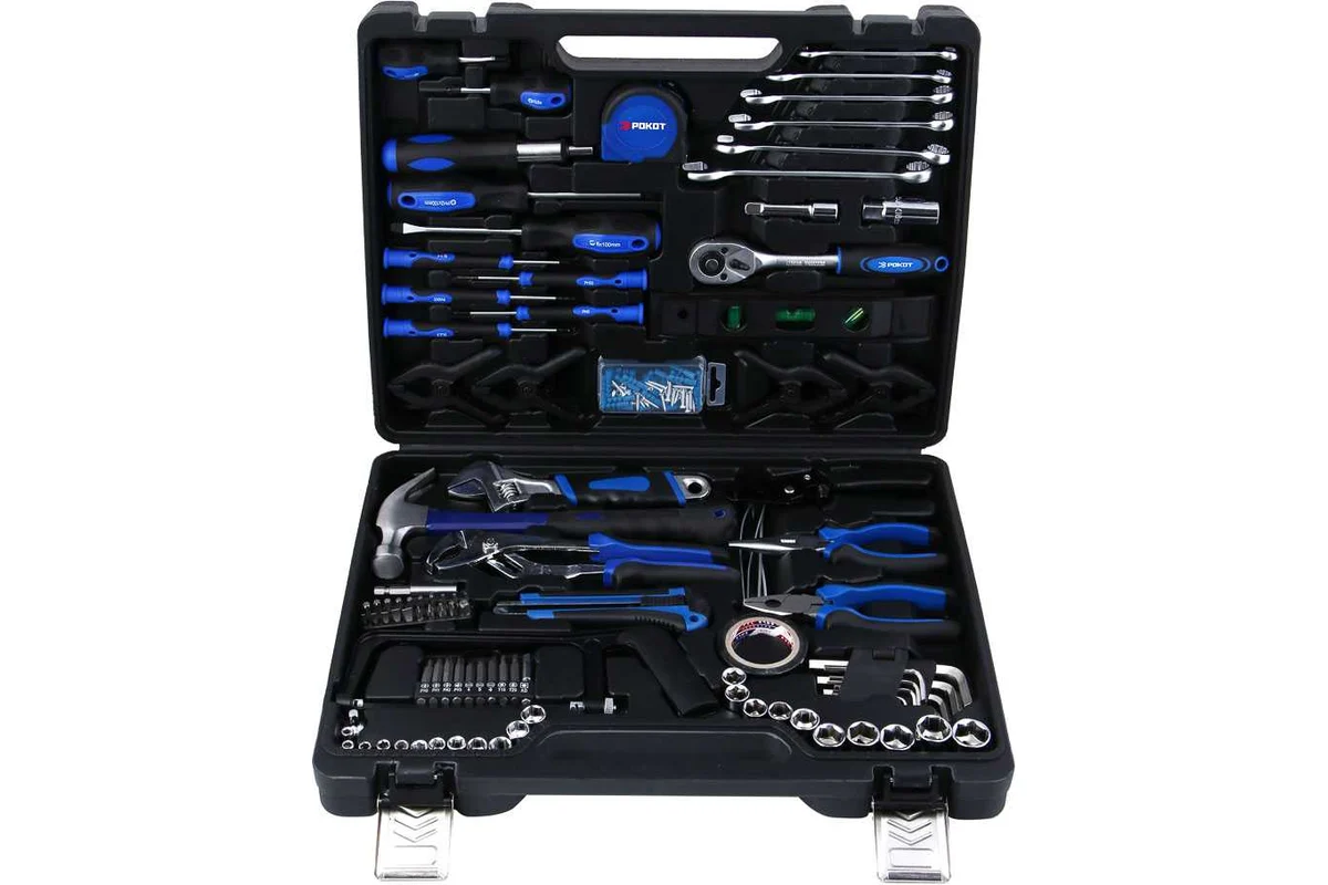 Набор инструмента РОКОТ 168 предметов, кейс 689-020