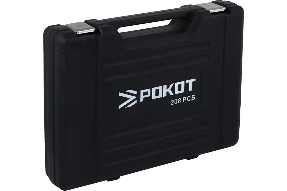 Набор инструмента РОКОТ 208 предметов, кейс 689-023