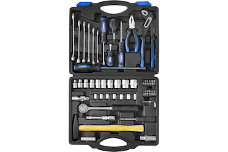 Набор слесарно-монтажного инструмента СИБИН 56 предметов 27765-H56