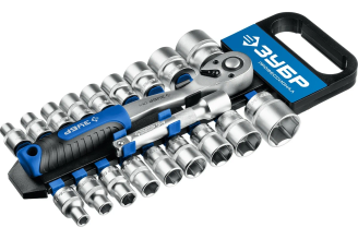 Набор торцовых головок ЗУБР Профессионал ТБ-20 20 предметов 27647-H20_z01