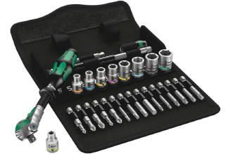 Набор инструмента WERA 8100 SA 6 Zyklop Speed 1/4", 28 шт WE-004016
