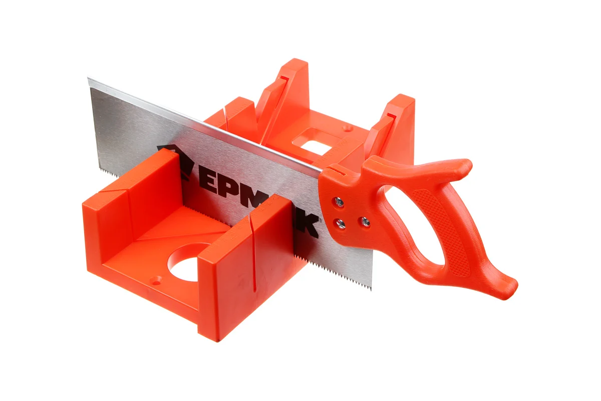 Набор: стусло и ножовка ЕРМАК 300мм, зубья высотой 4мм, шаг 4мм 255-002