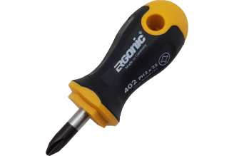 Крестовая отвертка Felo Ergonic Stubby PH2х25, 46202010