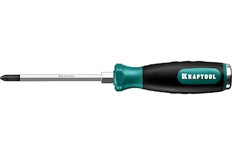 Ударная отвертка KRAFTOOL Impact PH 2 , сквозной стержень из Cr-Mo стали, 250034-2