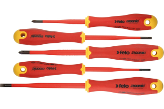 Набор диэлектрических отверток Felo Ergonic E-SLIM SL/PZ 5 шт 41385398