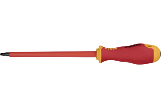 Диэлектрическая шлицевая отвертка Felo Ergonic SL 8,0x1,2x175 41308090