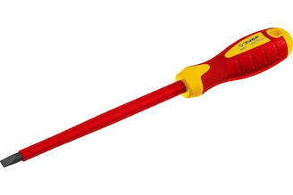 Диэлектрическая отвертка Зубр до 1000В ПРОФИ Cr-V  SL 8 x 175 мм 25261-8.0-175_z01