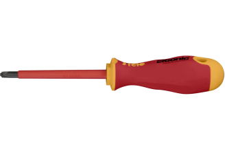 Диэлектрическая крестовая отвертка Felo Ergonic Z 2X100 PZ2/SL 41720390