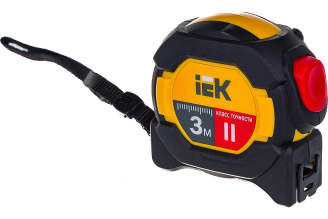 Измерительная рулетка IEK PROFESSIONAL 3 м TIR10-3-003
