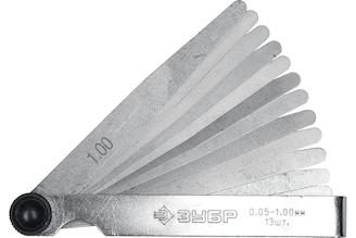 Набор Зубр Мастер щупы автомобильные 0.05-1 мм 13 шт. 4325-H13_z01